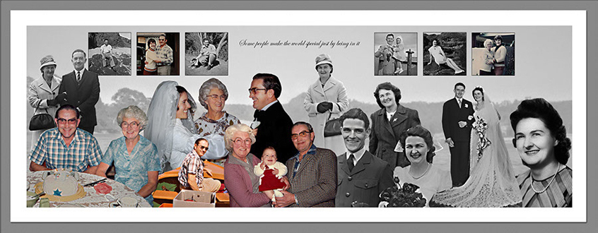 50th birthday gift ideas photo collage