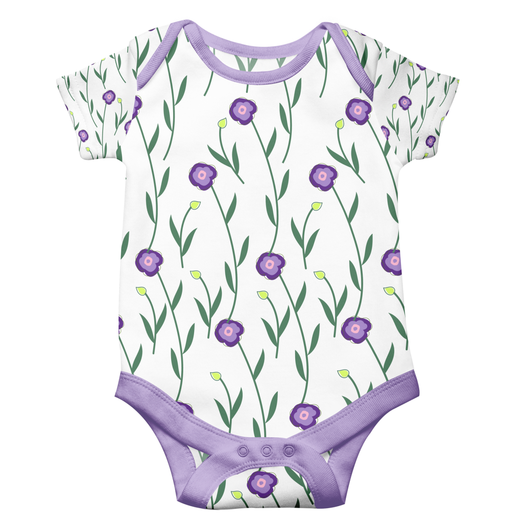 bohemian floral for baby onesies jump suit