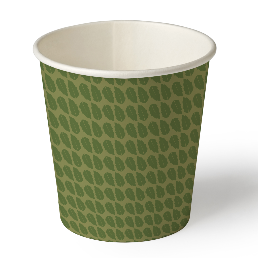 bohemian florals for paper cup design