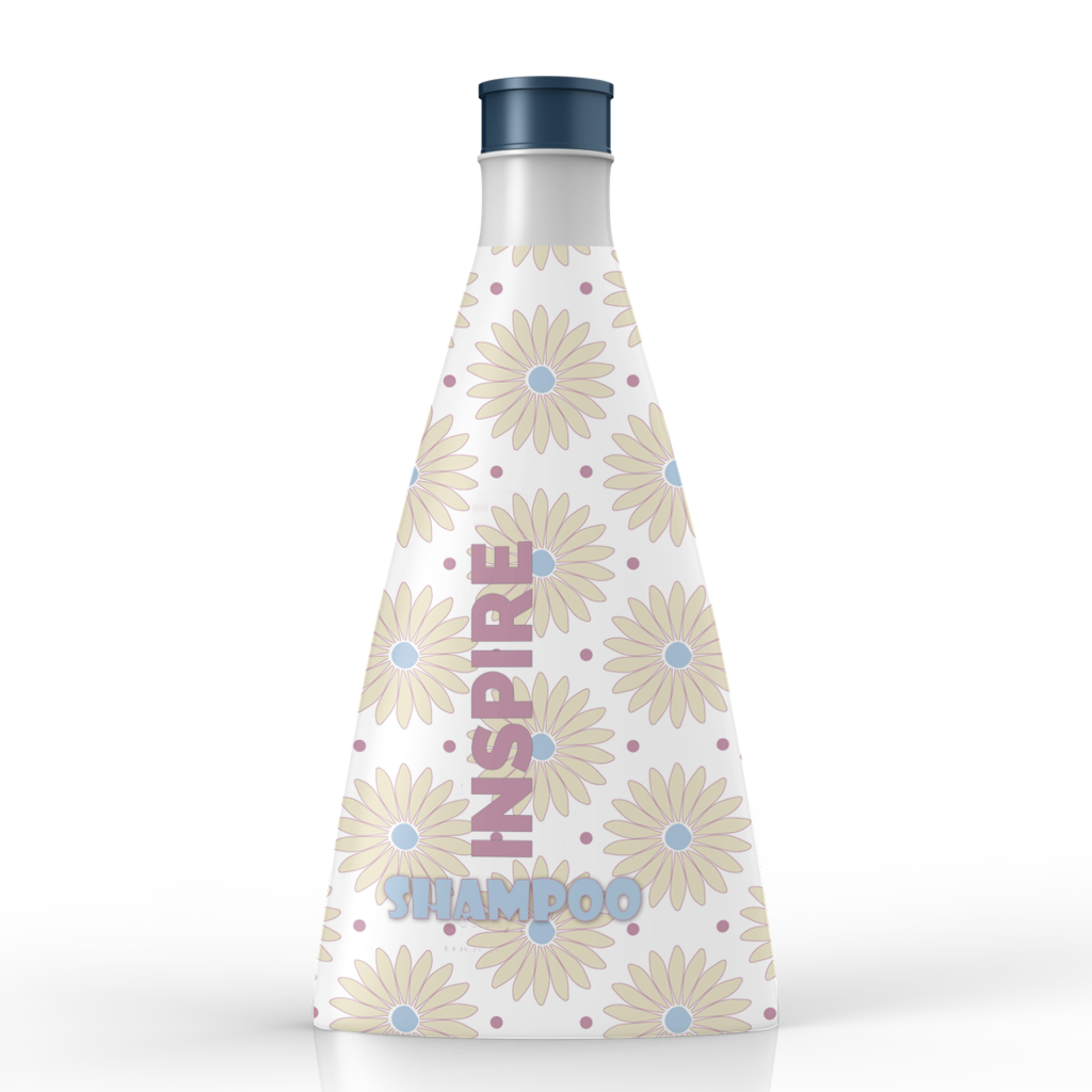 bohemian flowers for bottle design