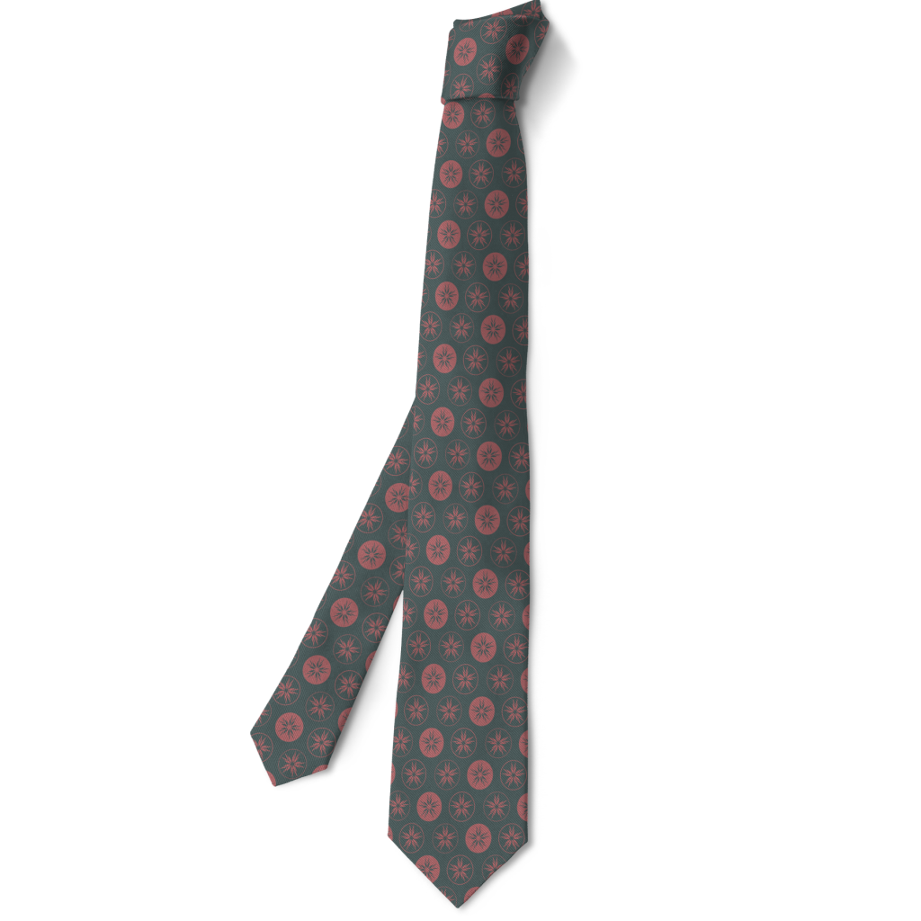 geometric florals for mens ties pattern