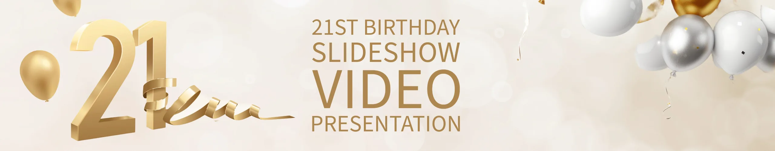 21st birthday slideshow video presentation