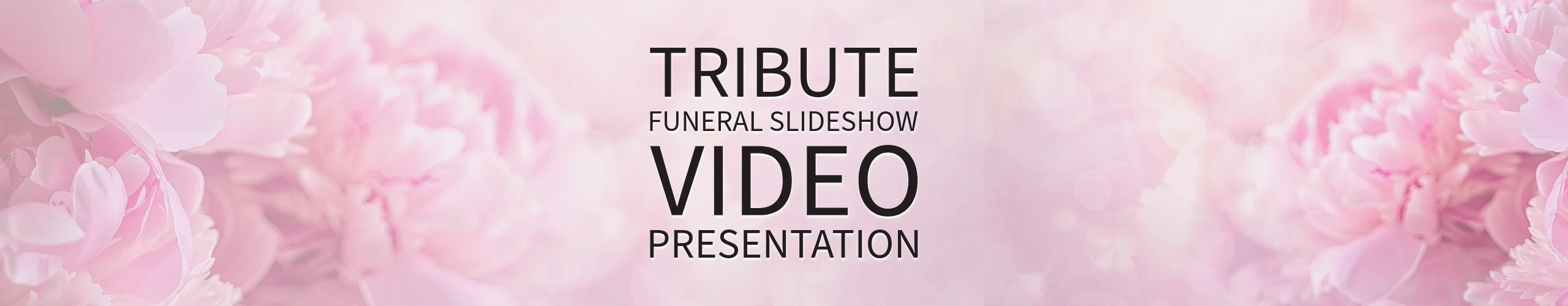 funeral tribute slideshow video